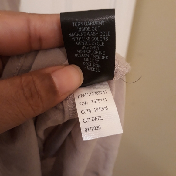 Torrid Taupe/Gold Challis Tunic Tank - Picture 8 of 9